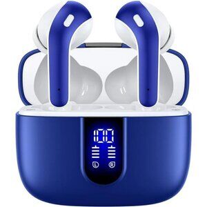Bluetooth Headphone Wireless Earbud Airpods Pro 2 Charging Case Waterproof BLUE